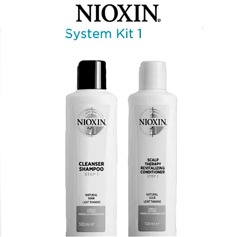 NIOXIN System #1 Cleanser Shampoo and Therapy Conditioner size 10.1 FL OZ  NWT